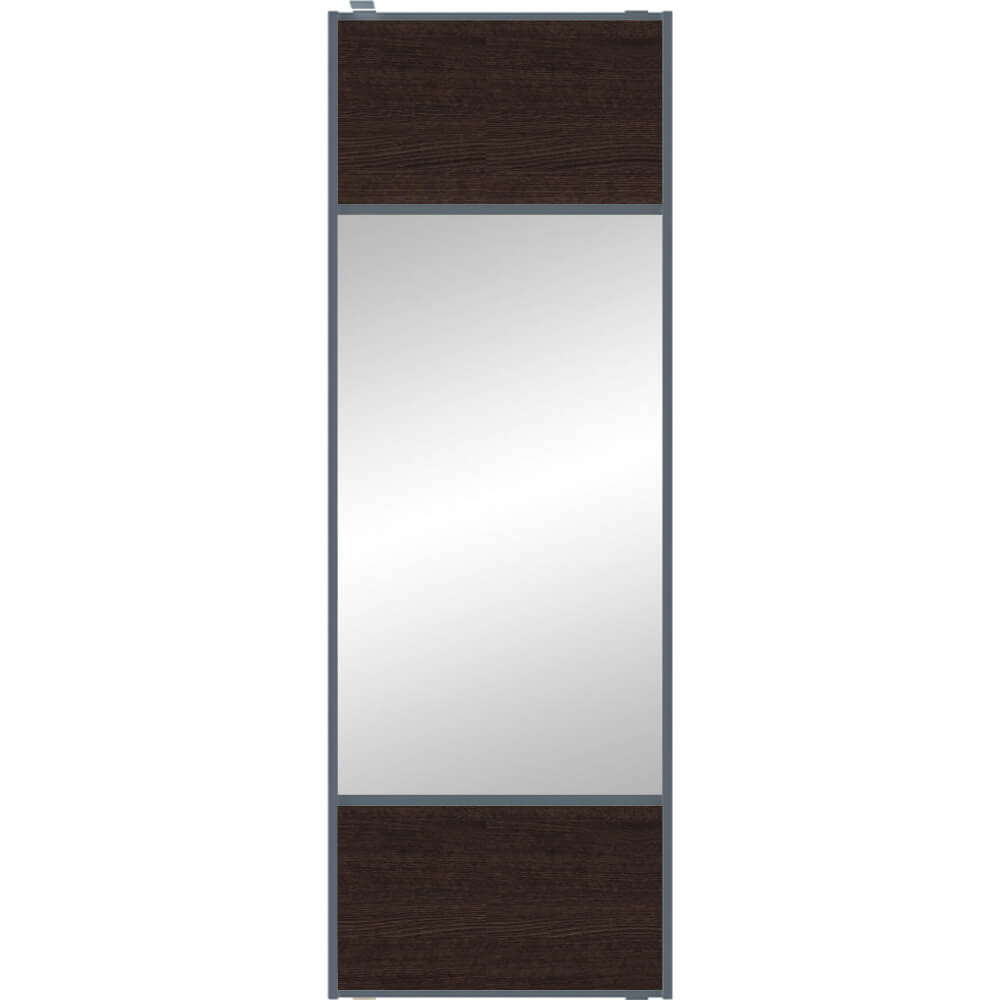 Дверь для шкафа-купе со вставкой зеркало “Ника-1,2,5”