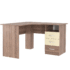 Угловой компьютерный стол Галерея – Ясень шимо темный/Крем