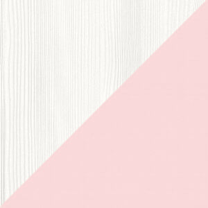 Белый рамух/Розовый