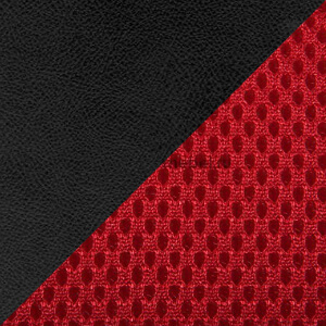 Черный (экокожа)/Красный (ткань TW)