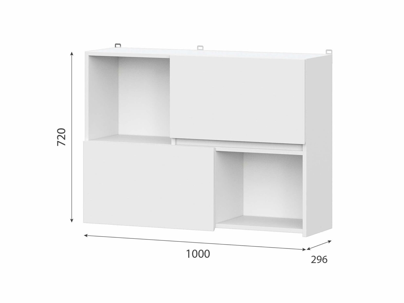Шкаф барный Одри с нишами 10в2 размеры